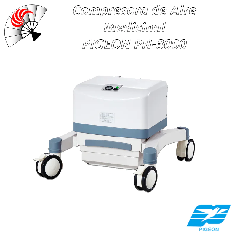 Compresora de Aire Medicinal PIGEON PN-3000 - Imagen 2