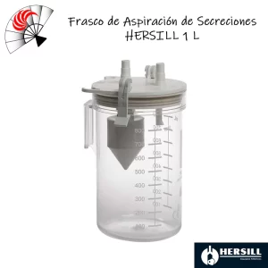 Alternative view of Frasco de Aspiración de Secreciones HERSILL PC1 / 1 L Policarbonato
