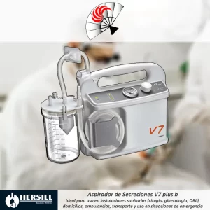 Alternative view of Aspirador de Secreciones HERSILL V7 plus b