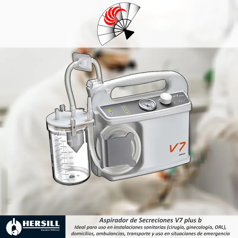 Aspirador de Secreciones HERSILL V7 plus b - Imagen 2