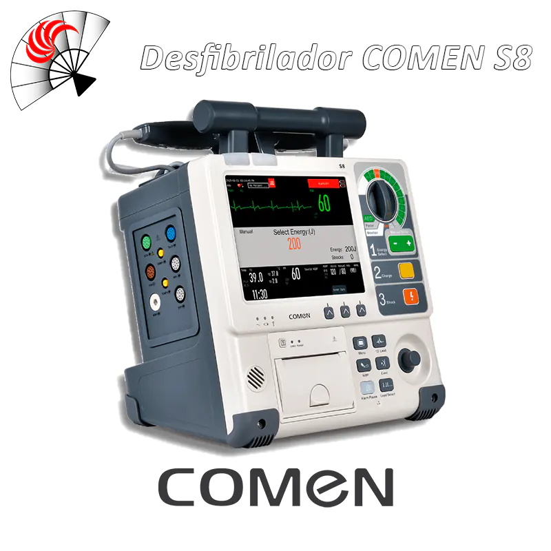 Desfibrilador COMEN S8 - Imagen 2