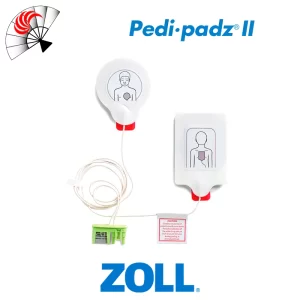 Alternative view of Electrodos Pedi-padz II para Desfibrilador ZOLL