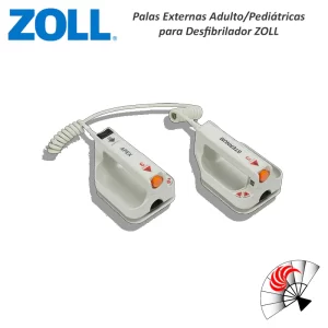 Alternative view of Palas Externas Adulto/Pediátricas para Desfibrilador ZOLL