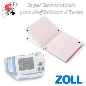 Alternative view of Papel Termosensible para Desfibriladores ZOLL R Series