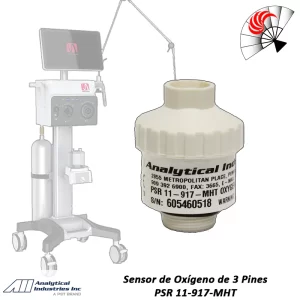 Alternative view of Sensor de Oxígeno de 3 Pines Analytical Industries Inc. PSR 11-917-MHT