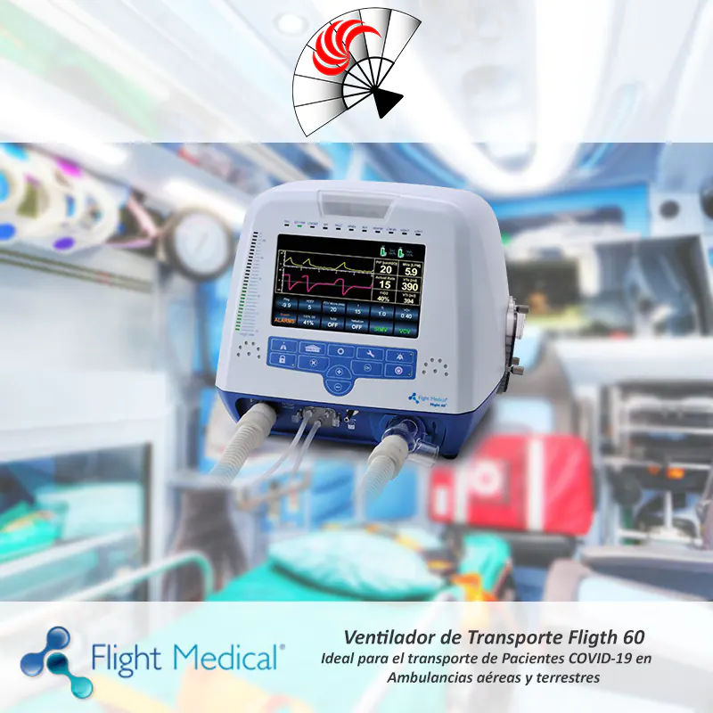 Ventilador de Transporte Flight Medical Flight 60 - Imagen 2