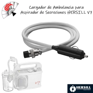 Alternative view of Cargador de Ambulancia para Aspirador de Secreciones HERSILL V7
